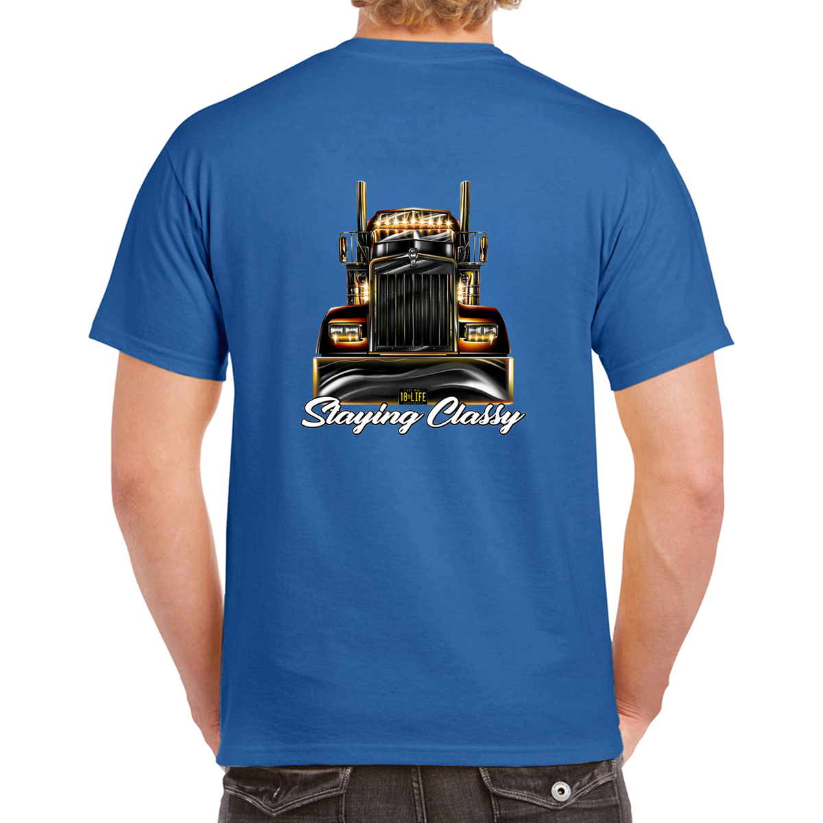 Staying Classy Truckers Tee – Back – product image 14