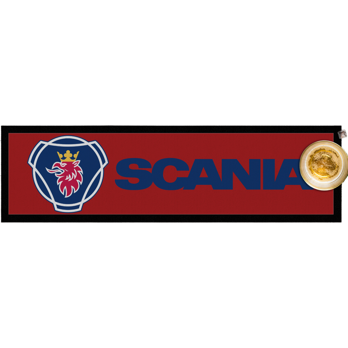 Scania Truck Long Bar Mat – 88 x 25cm Anti-Slip – 3 Colours
