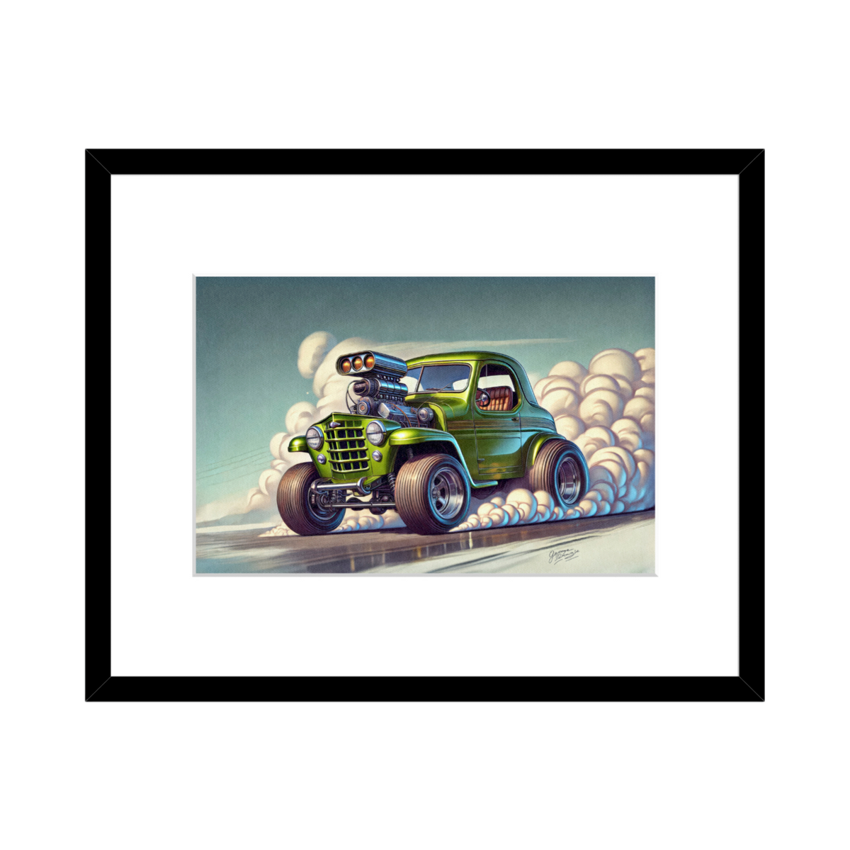 1947 Willys Jeepster – Vintage Wall Art – 2 Size Options – product image 2