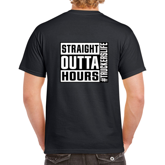 Straight Outta Hours Tee #Truckerslife – product image