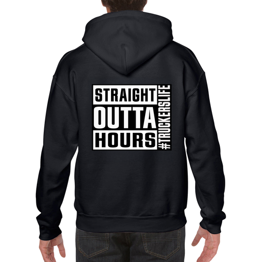 Straight Outta Hours Hoodie #Truckerslife – product image