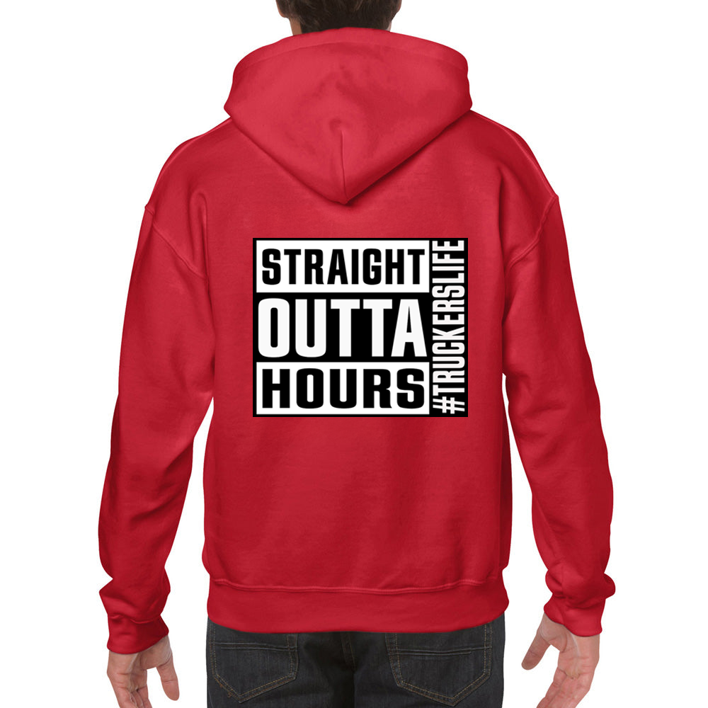 Straight Outta Hours Hoodie #Truckerslife – product image 5