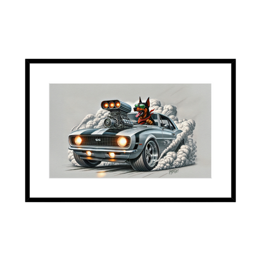 1967 Camaro SS Burnout Art – 2 Size Options – product image