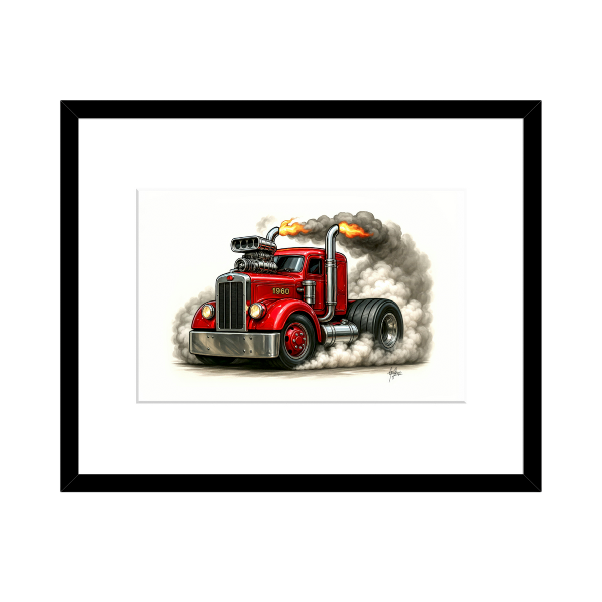 1960 Kenworth Burnout – 2 Size Options – product image 2