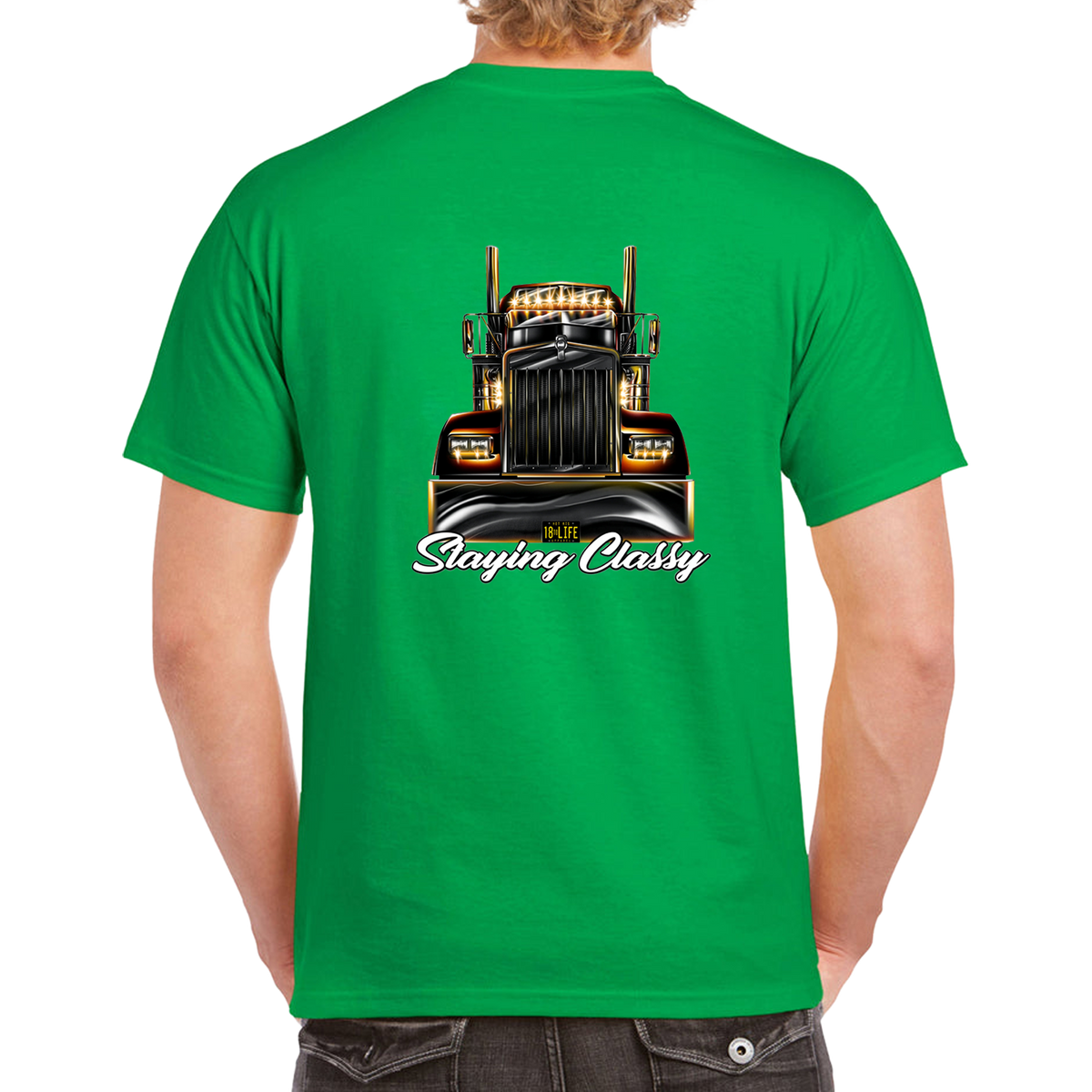 Staying Classy Truckers Tee – Back – product image 13