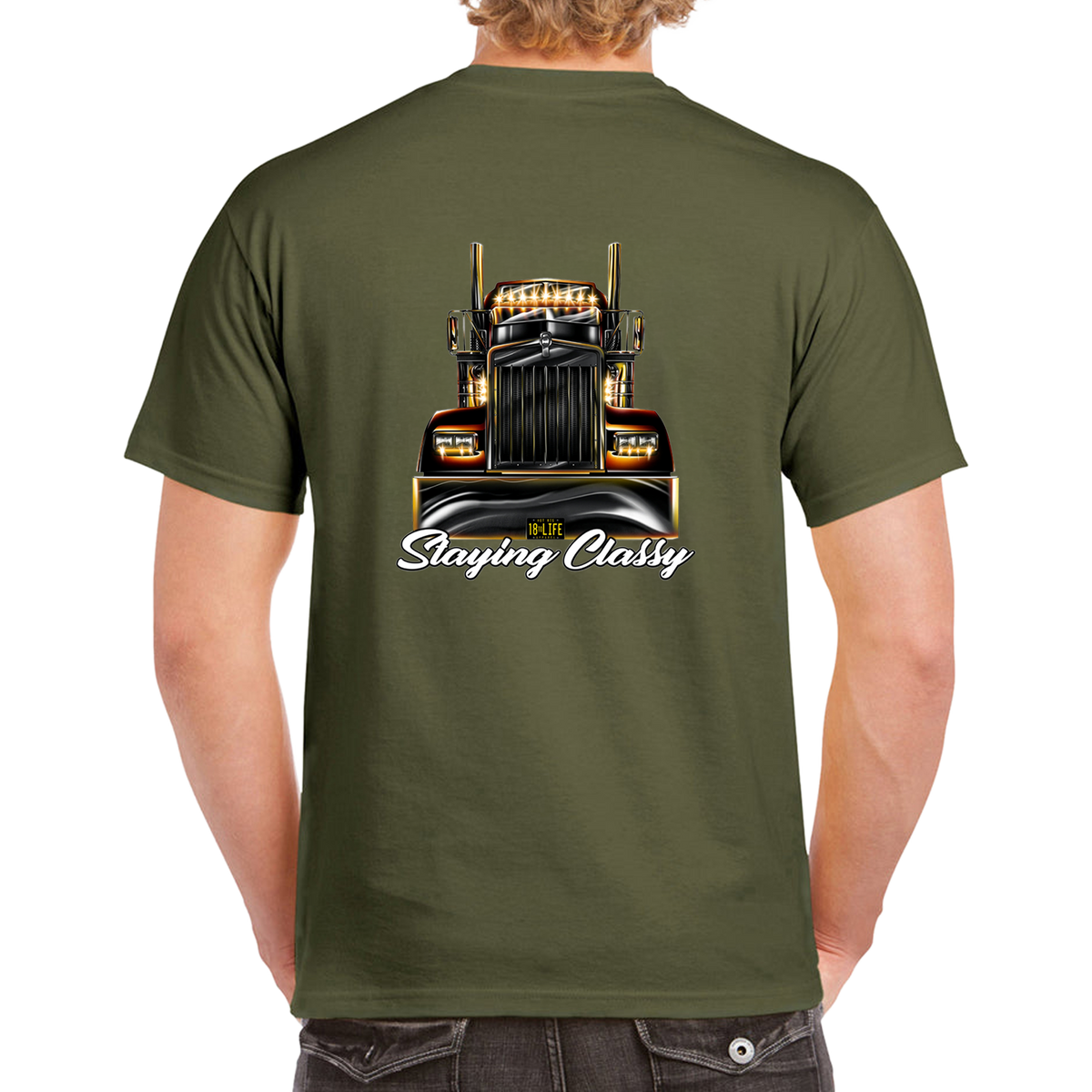 Staying Classy Truckers Tee – Back – product image 4