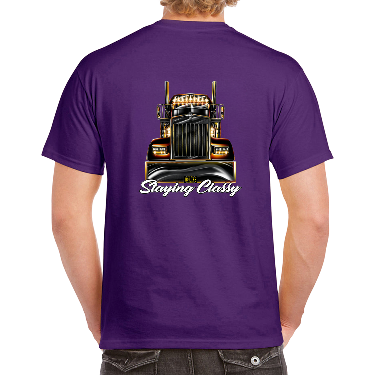 Staying Classy Truckers Tee – Back – product image 12