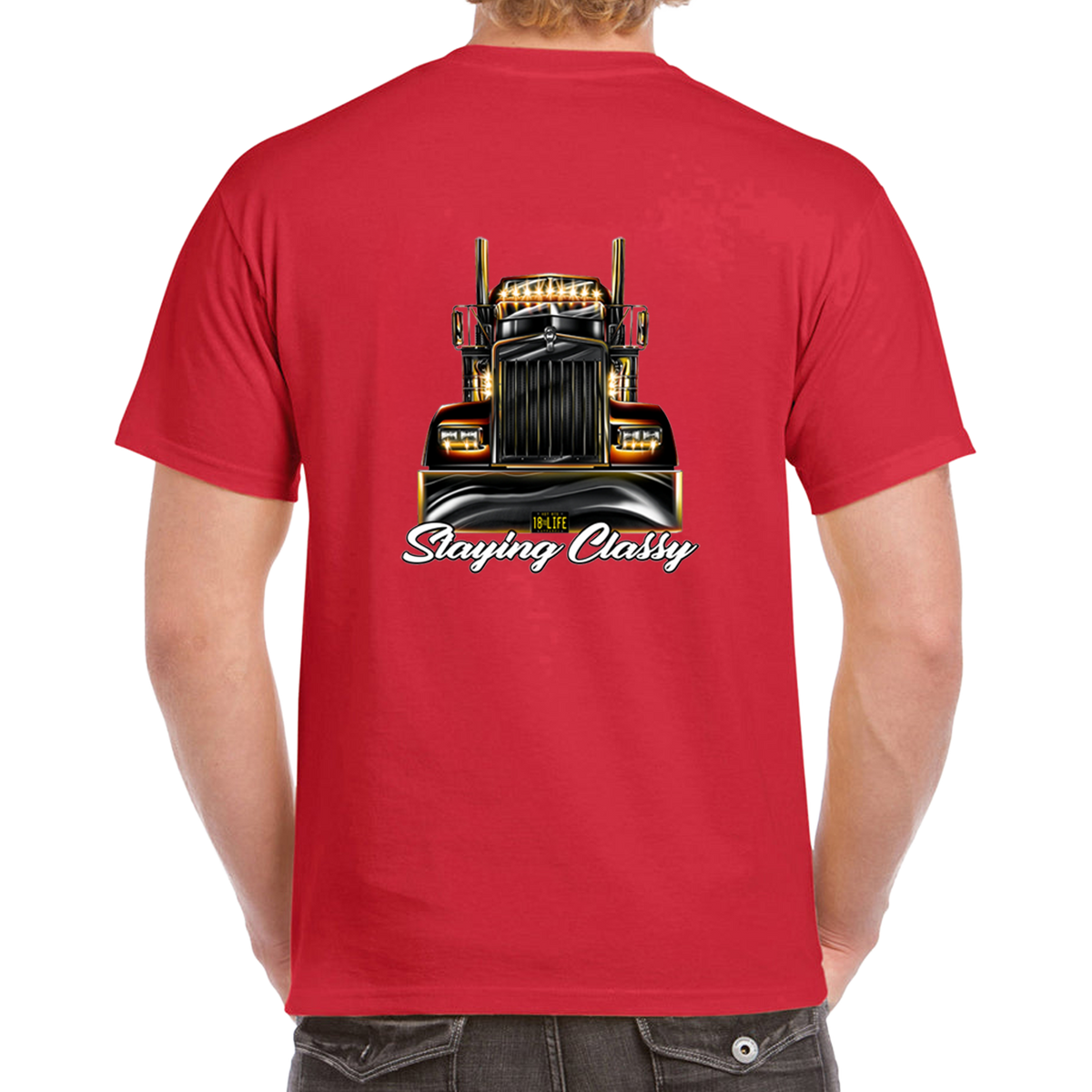 Staying Classy Truckers Tee – Back – product image 6