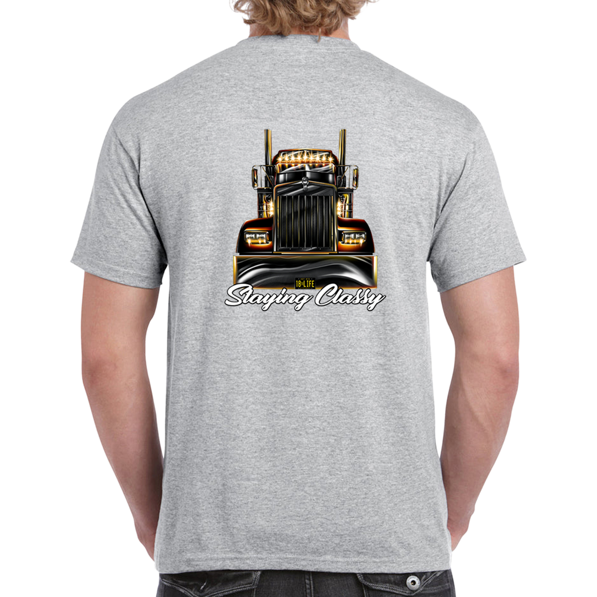 Staying Classy Truckers Tee – Back – product image 9