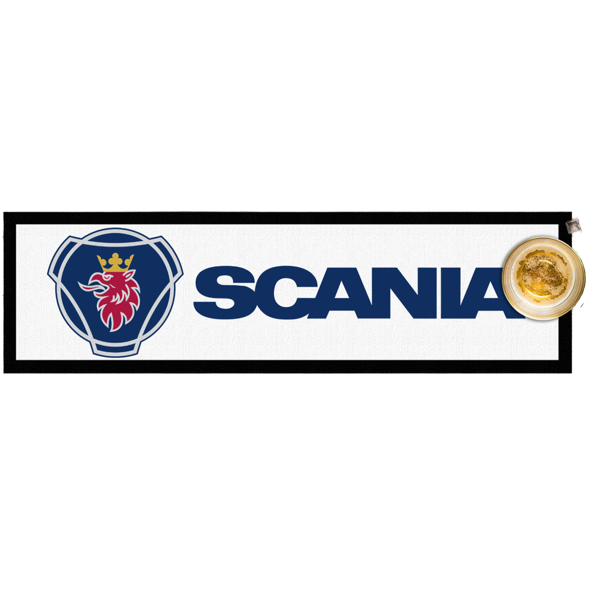 Scania Truck Long Bar Mat – 88 x 25cm Anti-Slip – 3 Colours