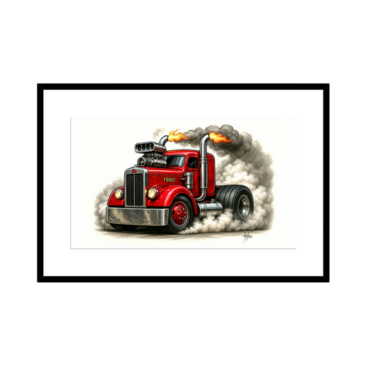 1960 Kenworth Burnout – 2 Size Options – product image