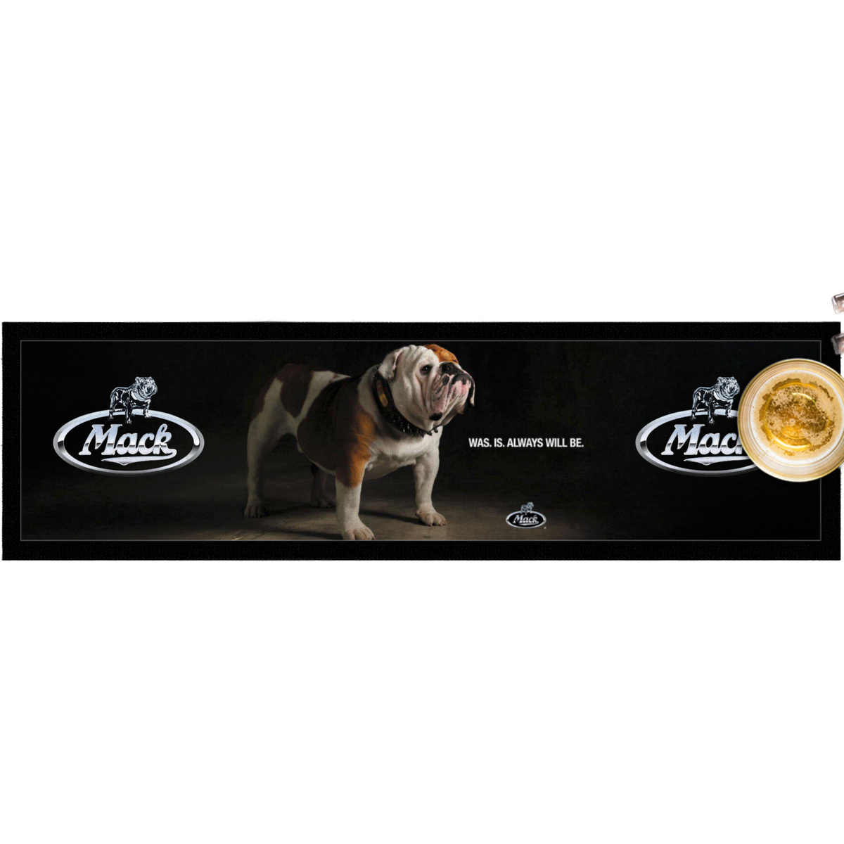 Mack. Was, Is, Always Will Be Long Bar Mat – product image