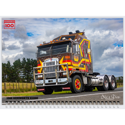 2025 K100 Truck Show Old Skool Cool Special Edition Calendar - Premium