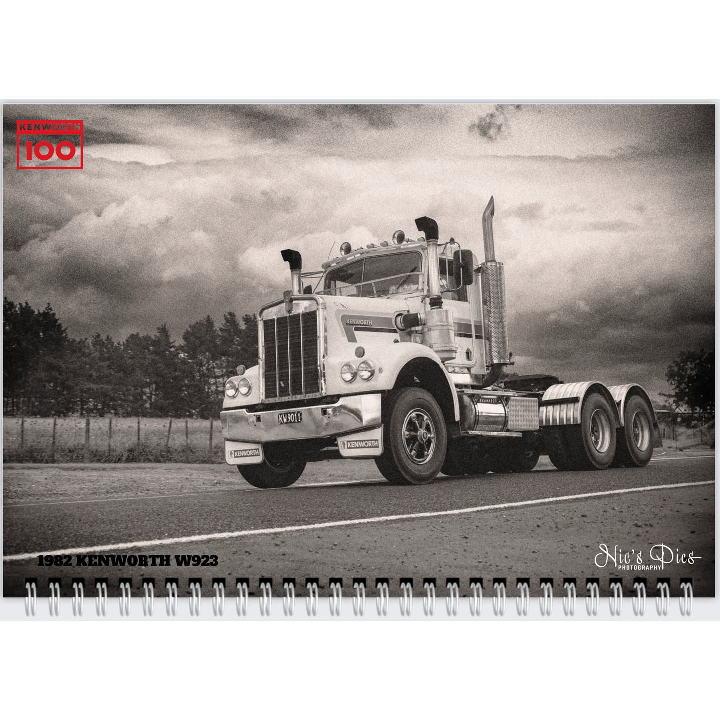 2025 K100 Truck Show Old Skool Cool Special Edition Calendar - Premium