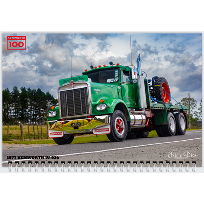 2025 K100 Truck Show Old Skool Cool Special Edition Calendar - Premium