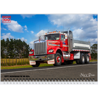 2025 K100 Truck Show Old Skool Cool Special Edition Calendar - Premium