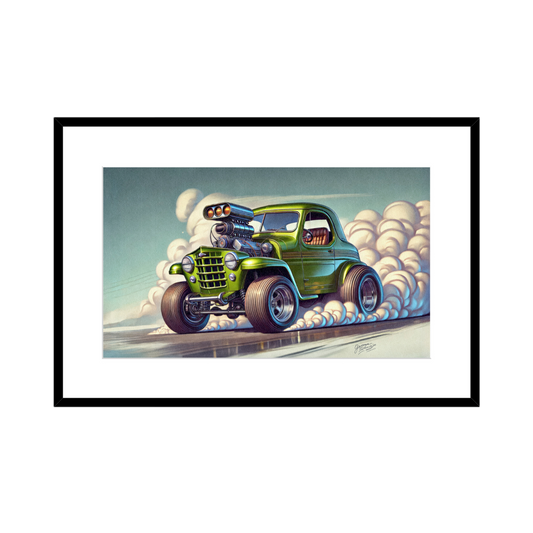 1947 Willys Jeepster – Vintage Wall Art – 2 Size Options – product image
